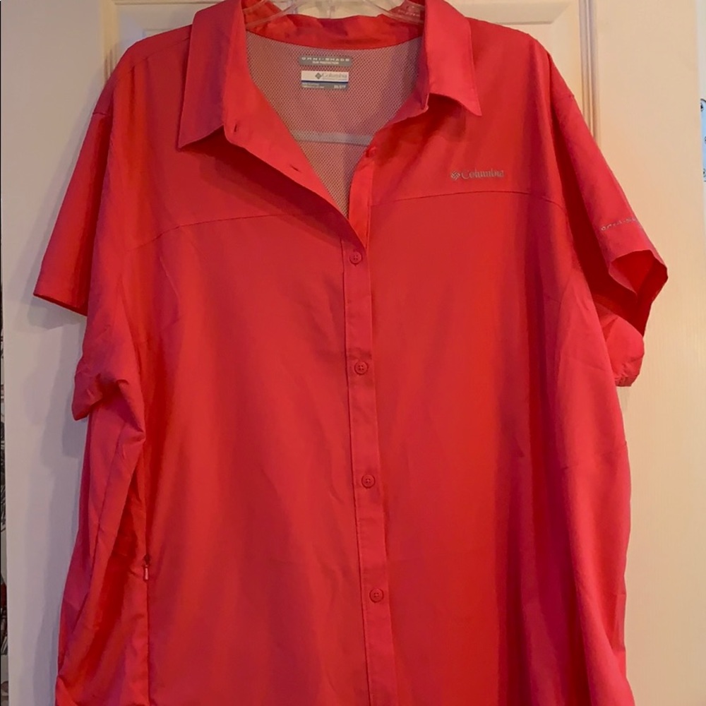 Columbia Omni-Shade Sun Protection Shirt Sz 3X